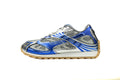 Bottega Veneta Orbit Sneakers – Metallic Blue/Silver