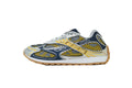 Bottega Veneta Orbit Taxi Yellow Silver Mesh Sneakers