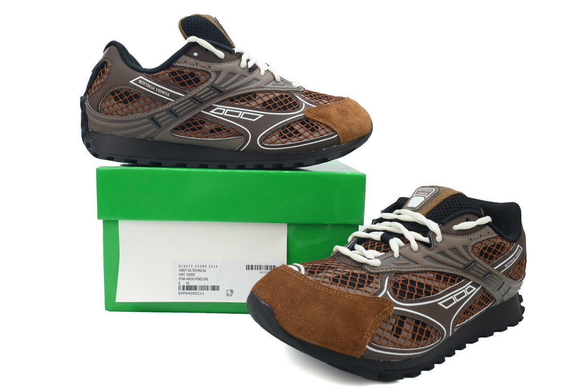 Bottega Veneta Orbit Star Anise Pinecone Sneakers
