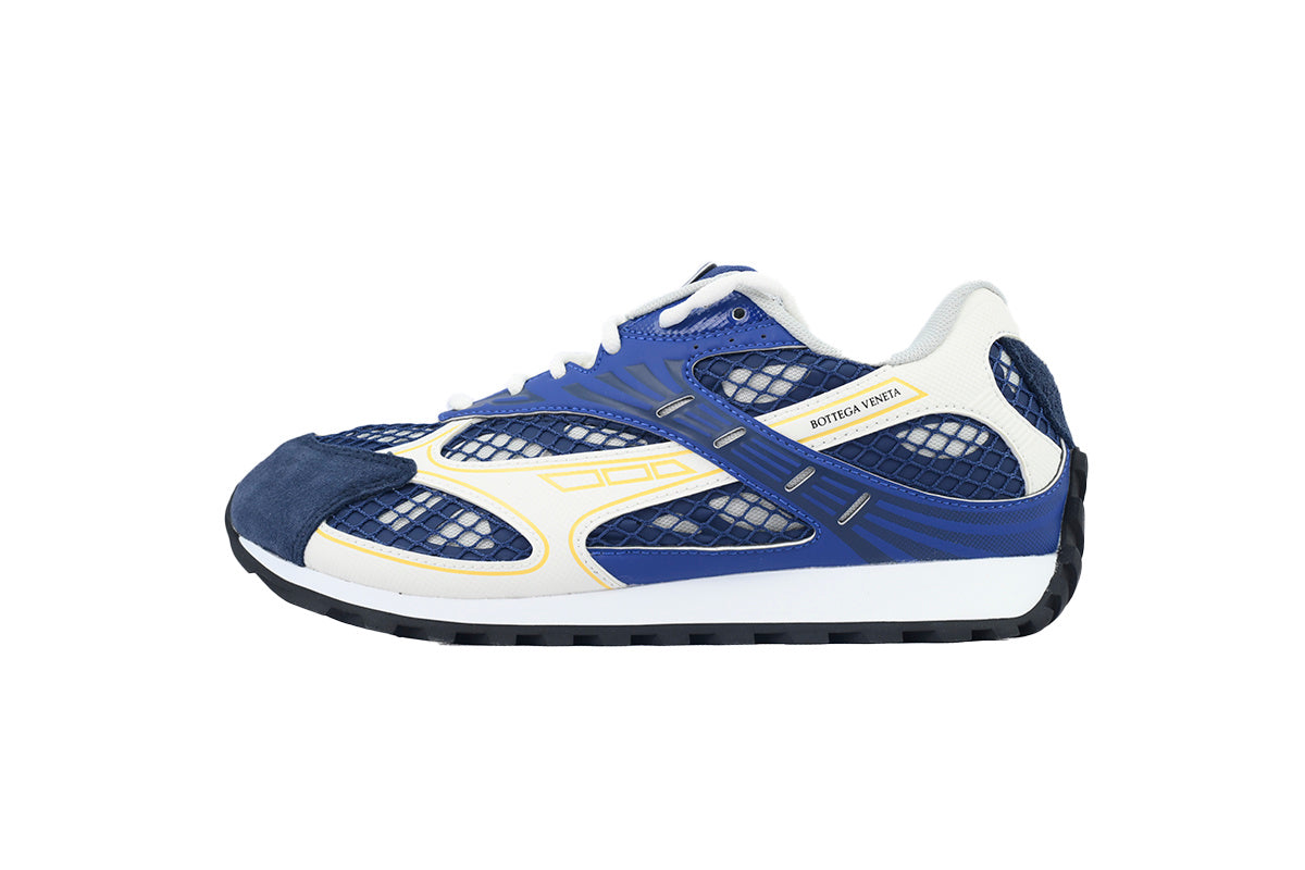 Bottega Veneta Orbit Dark Blue Mesh Sneakers