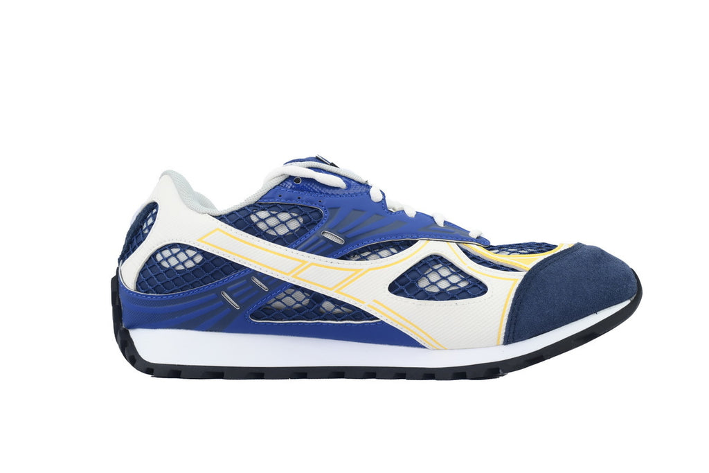Bottega Veneta Orbit Dark Blue Mesh Sneakers