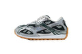 Bottega Veneta Orbit Dark Green Silver Mesh Sneakers