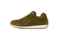 Bottega Veneta Orbit Olive Green Suede Sneakers