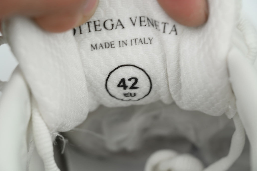 Bottega Veneta Orbit Sneakers – White Mesh