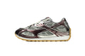 Bottega Veneta Orbit Sneakers – Wine Red/Silver