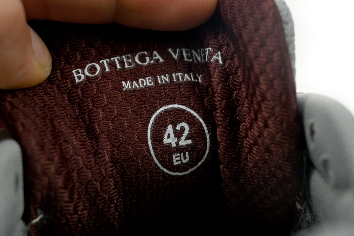 Bottega Veneta Orbit Sneakers – Wine Red/Silver