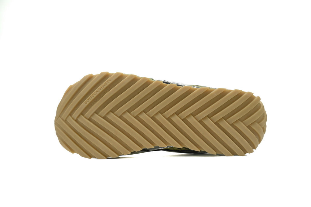 Bottega Veneta Orbit Sneakers – Sherbert Yellow/Silver
