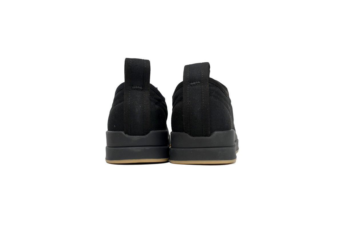 Bottega Veneta Vulcan Low-Top Sneakers – Black Canvas