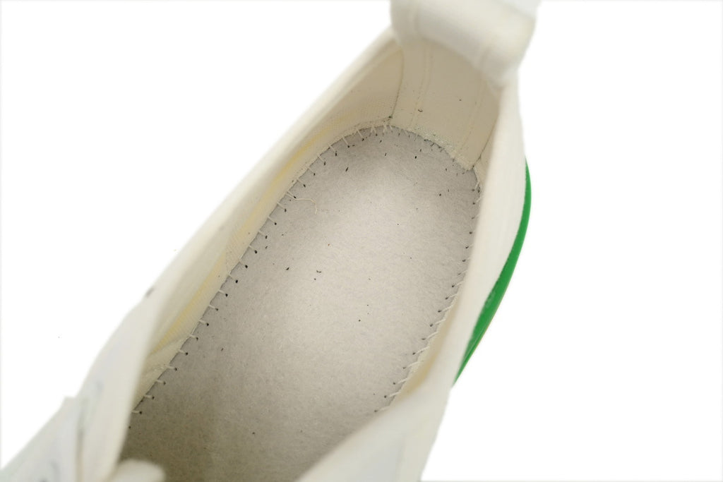 Bottega Veneta Vulcan Low-Top Sneakers – White & Parakeet Green