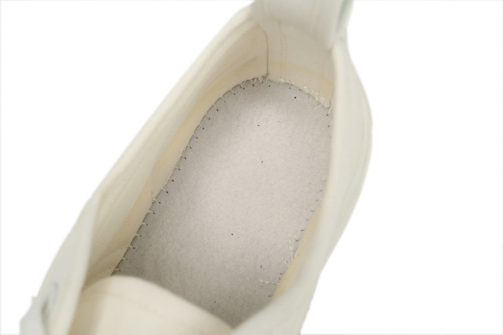 Bottega Veneta Vulcan Low-Top Sneakers – White Canvas