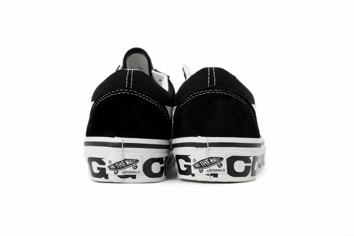 CDG x Vans OG Old Skool LX Sidewall Black Sneakers
