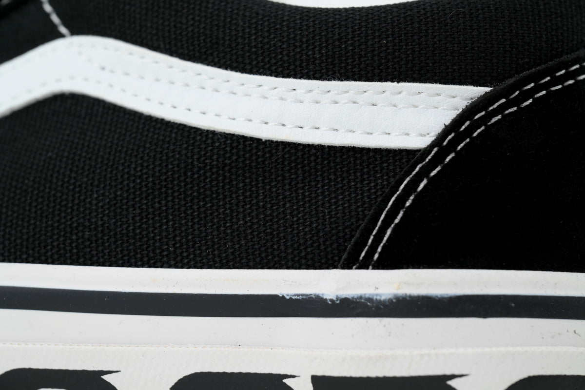 CDG x Vans OG Old Skool LX Sidewall Black Sneakers
