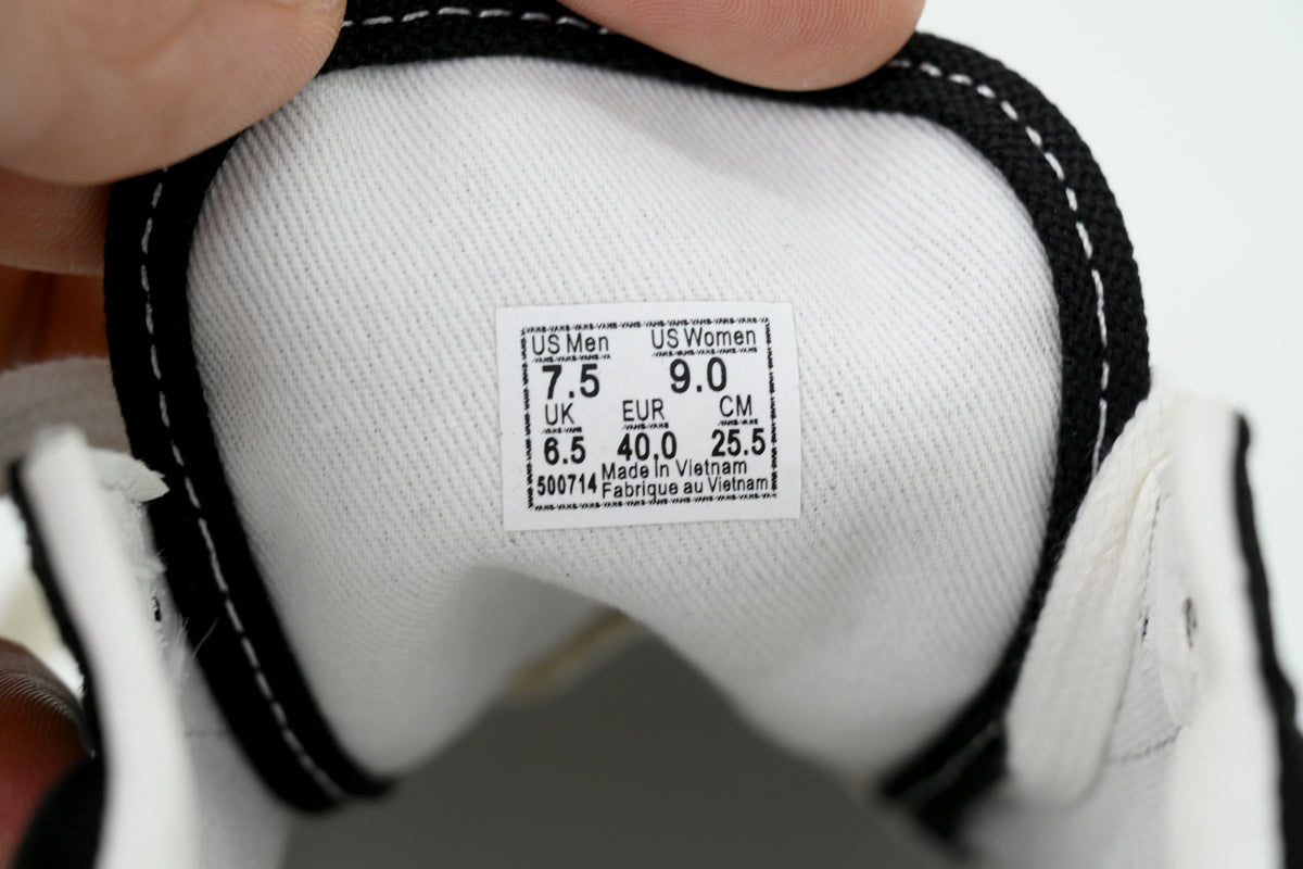 CDG x Vans OG Old Skool LX Sidewall Black Sneakers