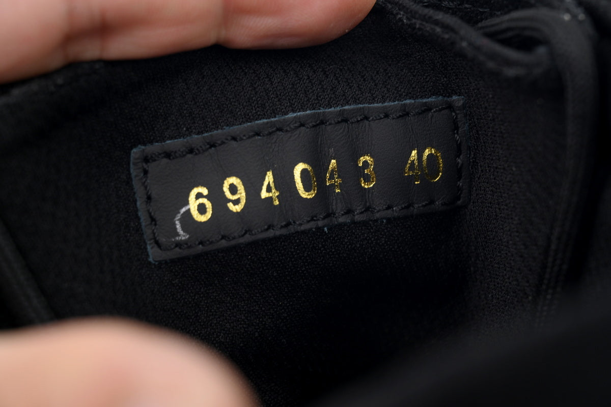 Balenciaga Strike Combat Co-Branded Graffiti Canvas Boots