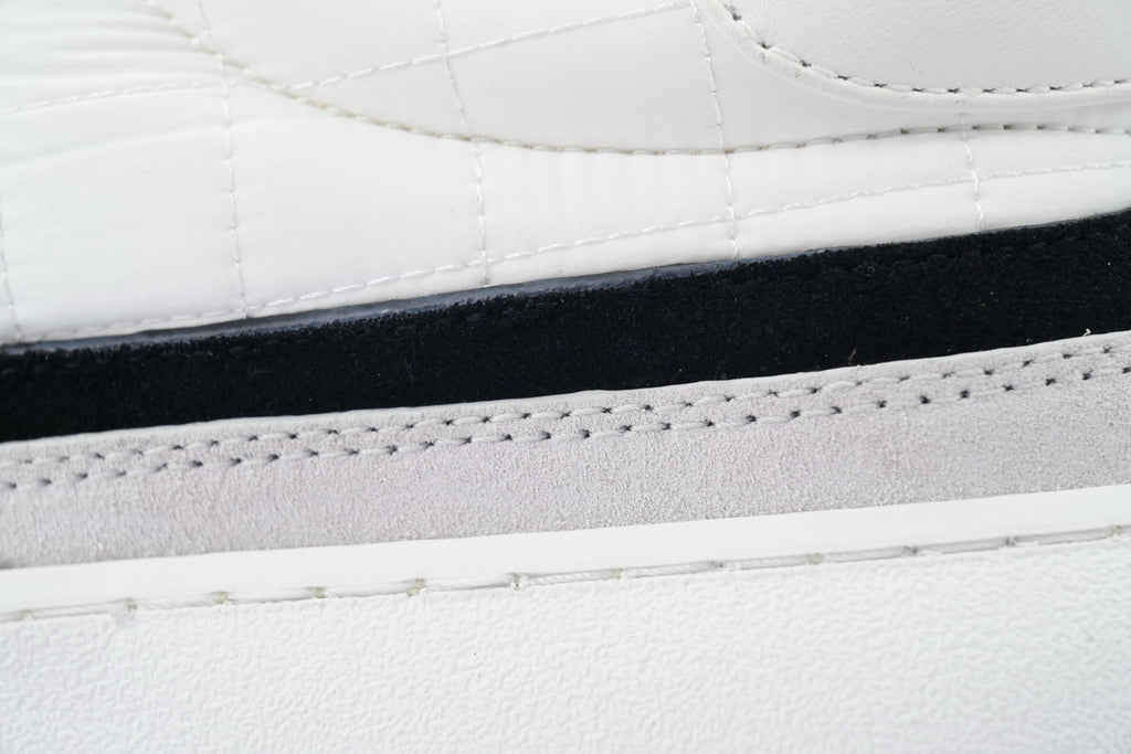 Chanel White Fabric & Calfskin Sneakers