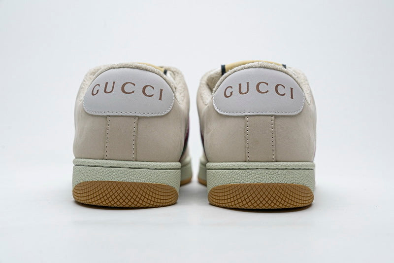 Gucci Screener White Canvas Sneakers