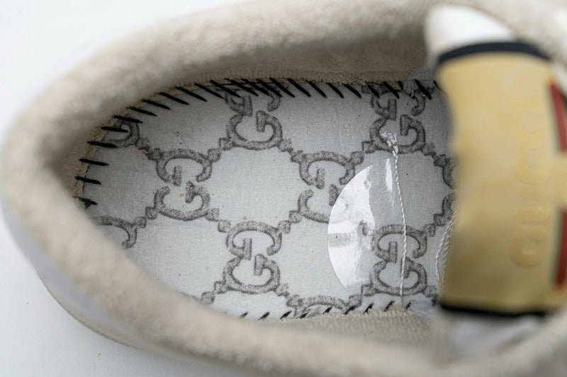 Gucci Screener White Canvas Sneakers