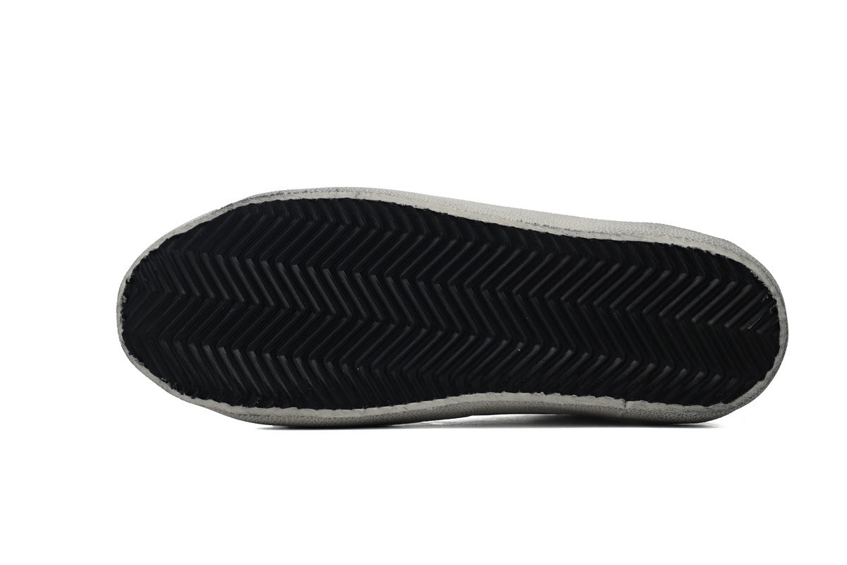 Golden Goose Super-Star Sneakers – Black Glitter Heel