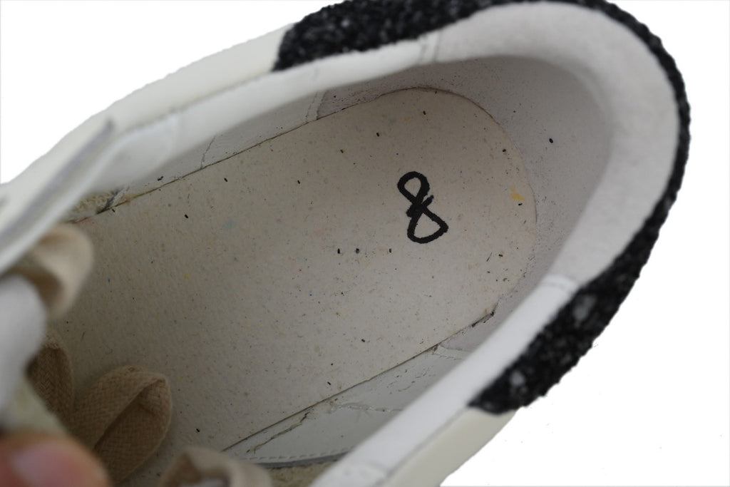 Golden Goose Super-Star Sneakers – Black Glitter Heel