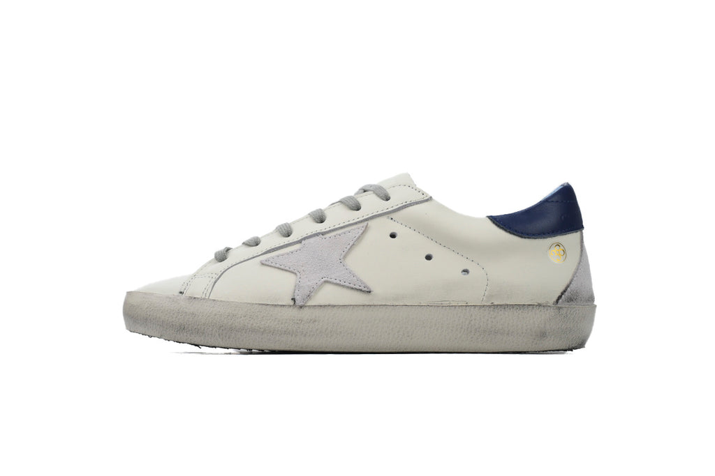 Golden Goose Super-Star Sneakers – Dark Blue Heel