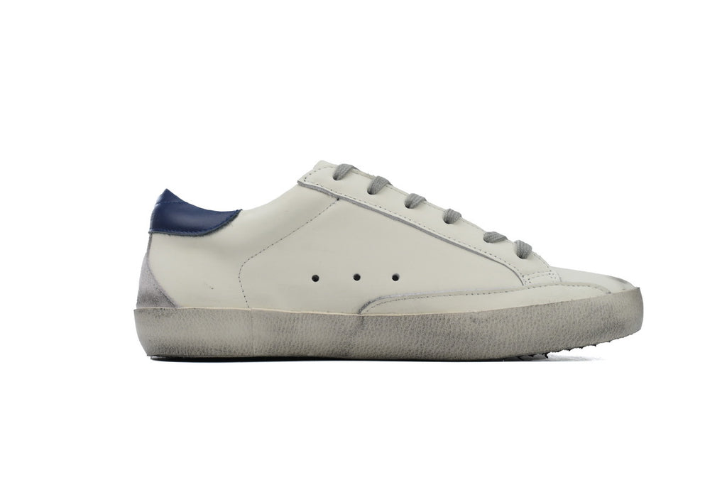 Golden Goose Super-Star Sneakers – Dark Blue Heel
