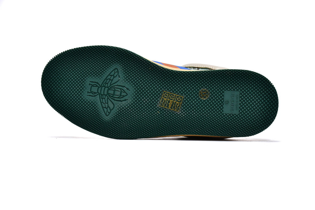 Gucci Screener Blue Crystal GG Canvas Sneakers