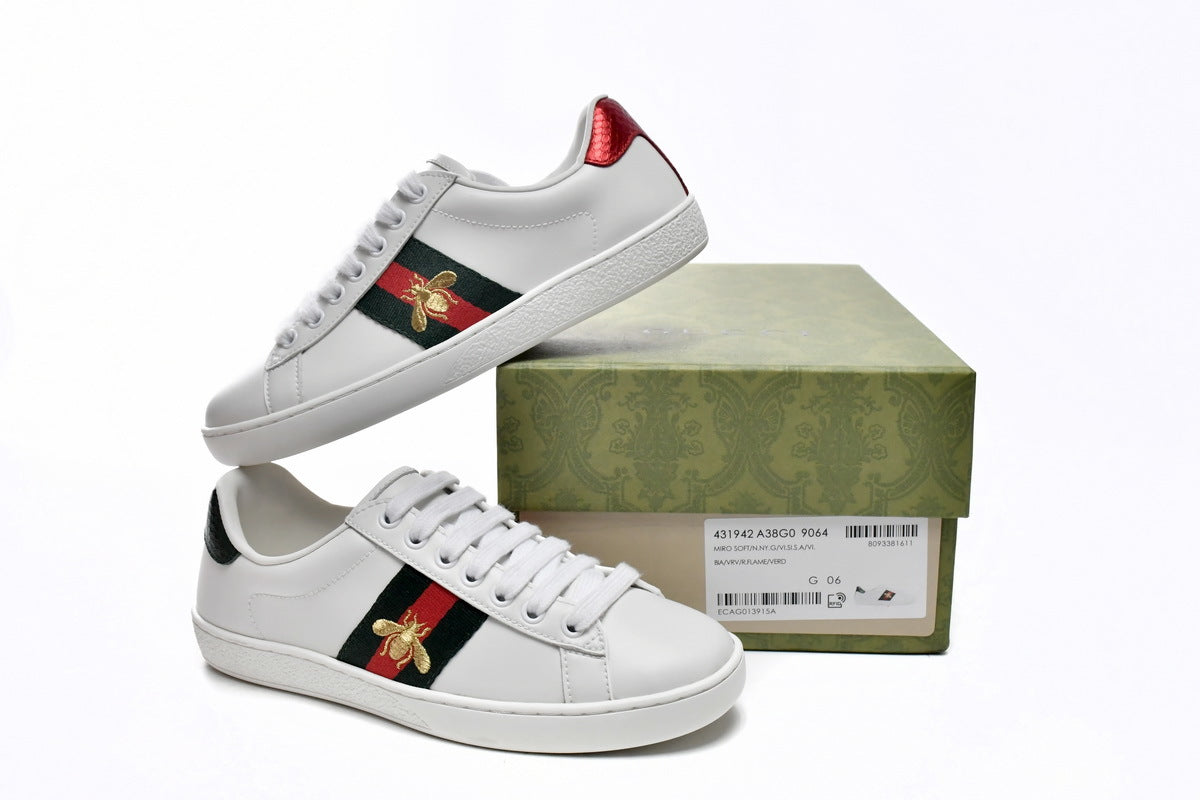 Gucci Ace Bee White Sneakers