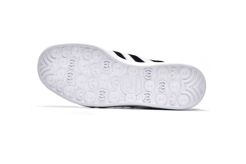 Gucci x adidas Originals Gazelle Black White Sneakers