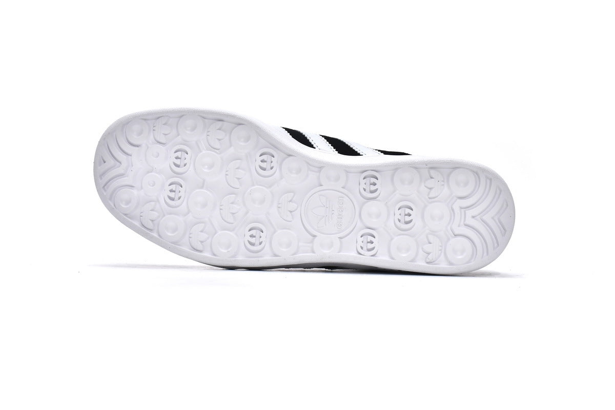 Gucci x adidas Originals Gazelle Black White Sneakers