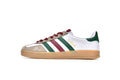 Gucci x adidas Originals Gazelle Brown Green Sneakers