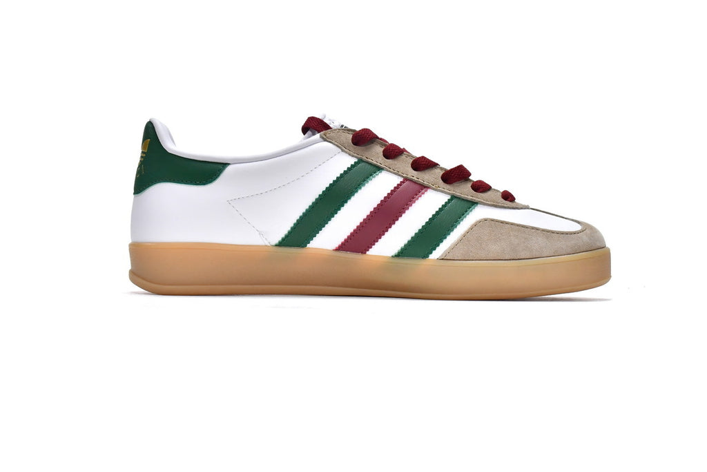 Gucci x adidas Originals Gazelle Brown Green Sneakers