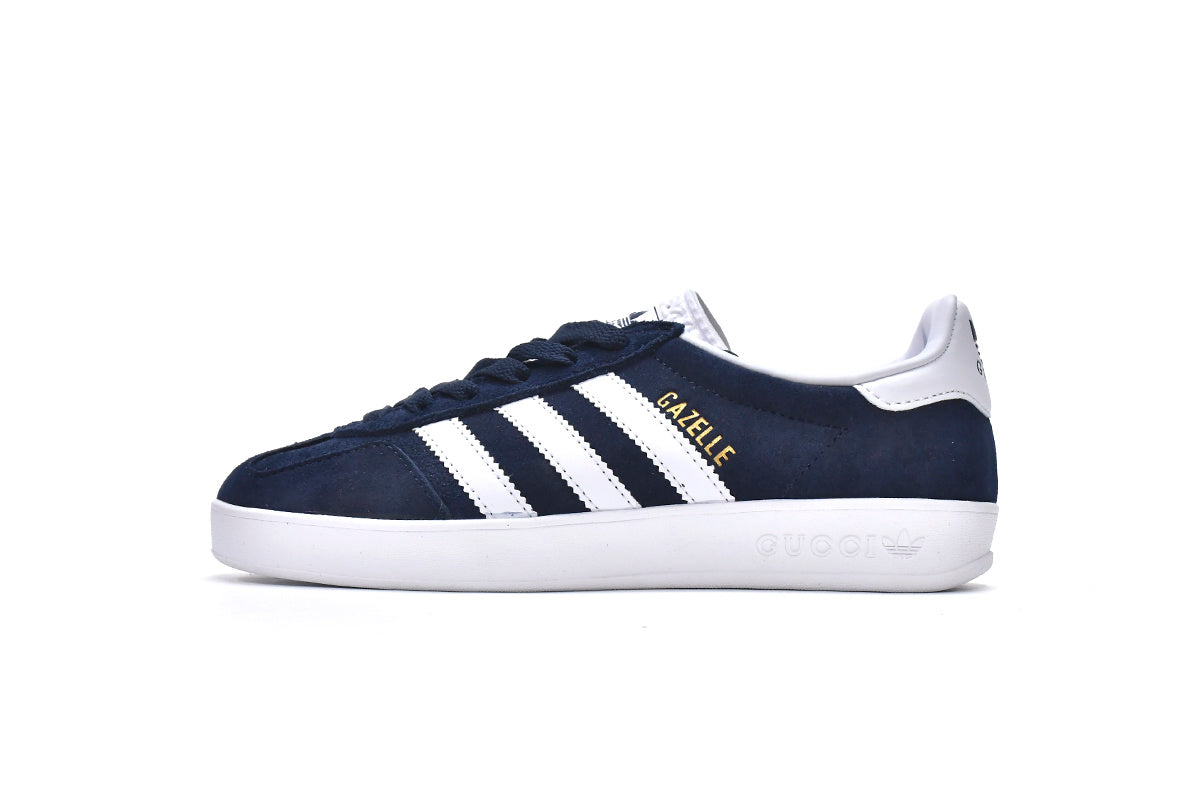 Gucci x adidas Originals Gazelle Purplish Blue Sneakers