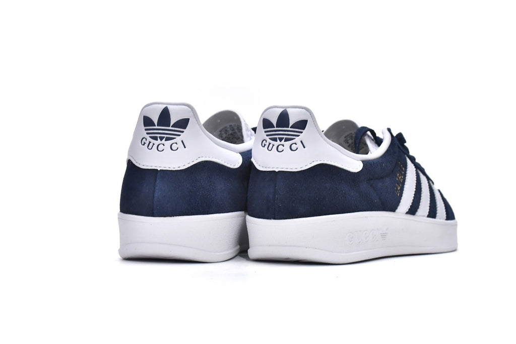 Gucci x adidas Originals Gazelle Purplish Blue Sneakers