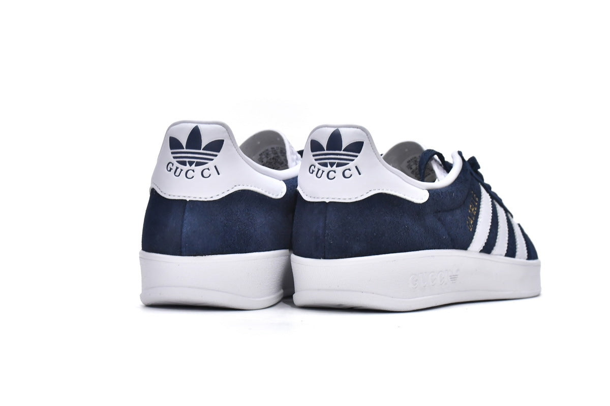 Gucci x adidas Originals Gazelle Purplish Blue Sneakers
