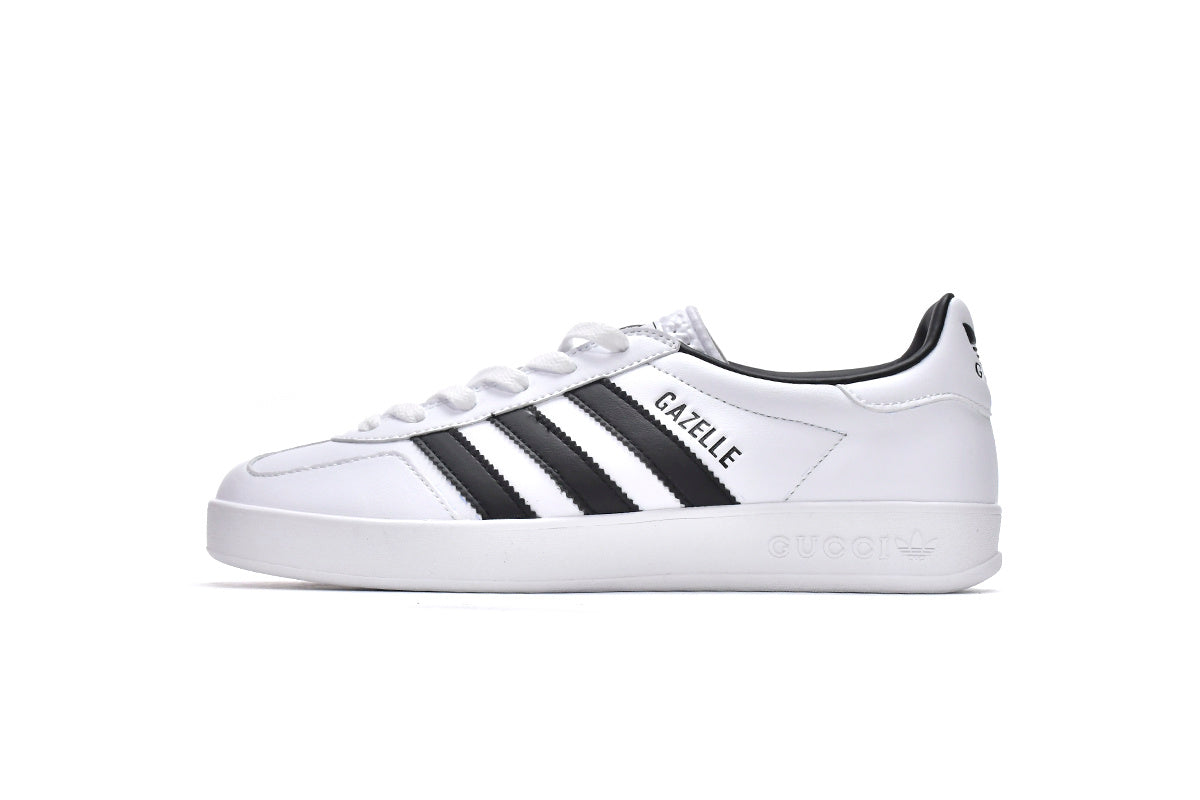 Gucci x adidas Originals Gazelle White Black Sneakers