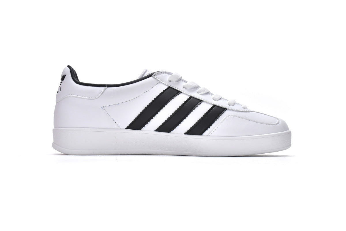 Gucci x adidas Originals Gazelle White Black Sneakers