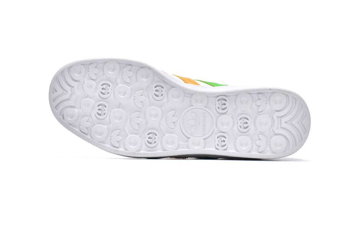 Gucci x adidas Originals Gazelle White Sneakers