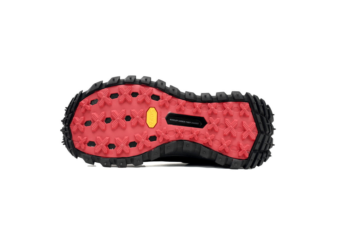 Moncler Trailgrip Knit Black High-Top Sneakers