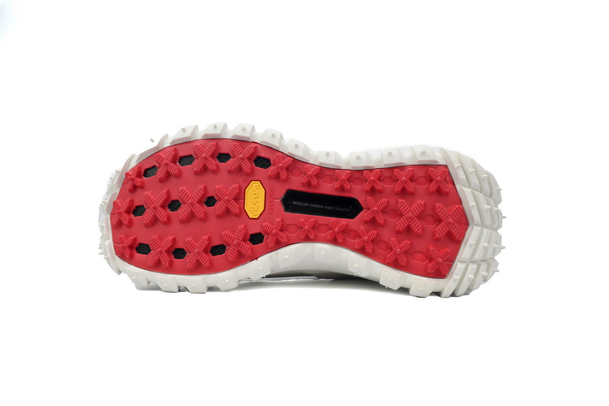 Moncler Trailgrip Knit Black White High-Top Sneakers