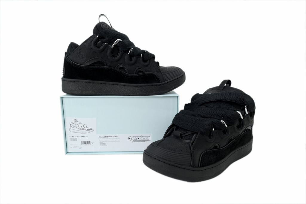 Lanvin Curb Sneakers – All Black
