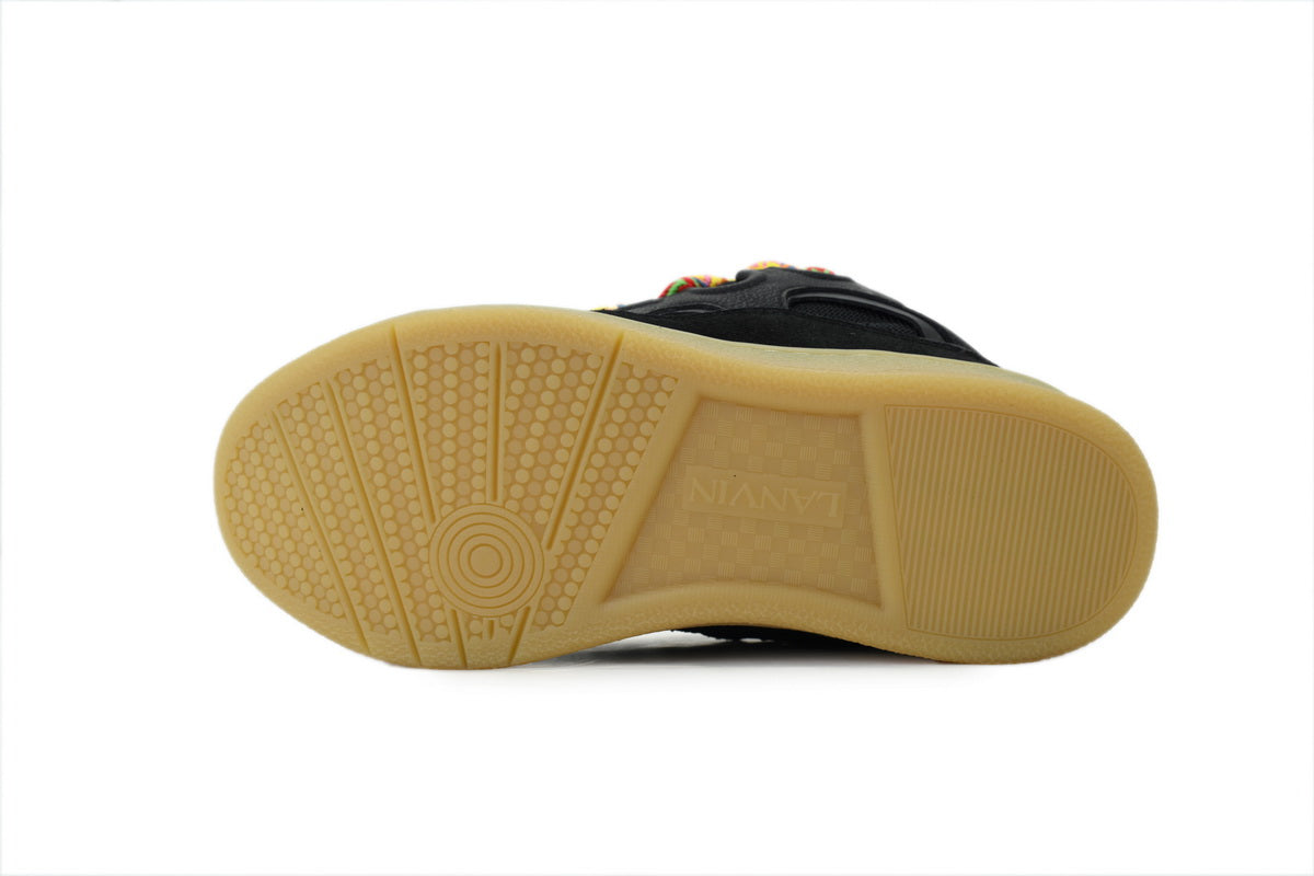 Lanvin Curb Sneakers – Black/Yellow