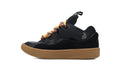 LANVIN Curb Leather Sneakers – Black