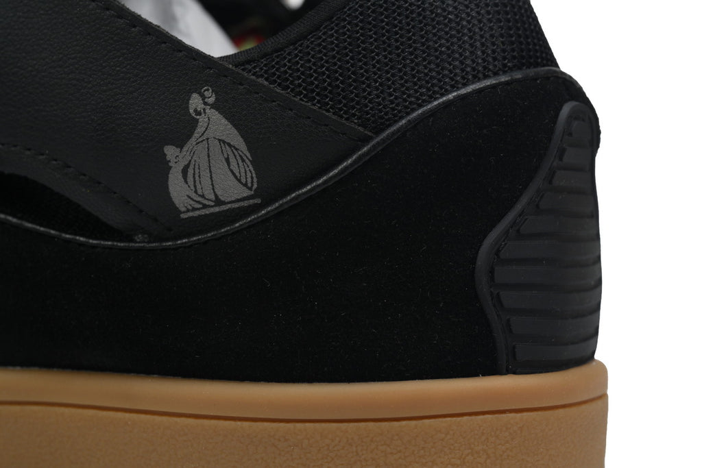 LANVIN Curb Leather Sneakers – Black