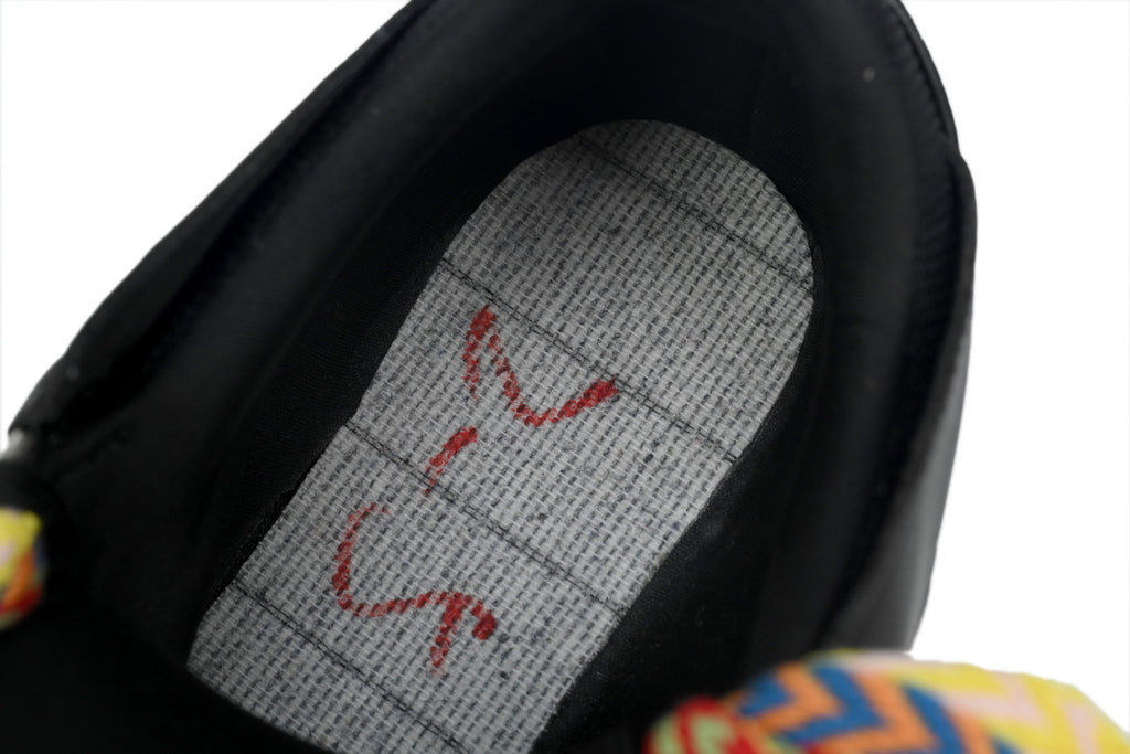 LANVIN Curb Leather Sneakers – Black