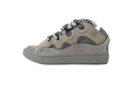 LANVIN Curb Leather Sneakers – Grey