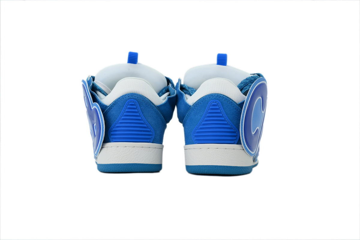 Lanvin Curb Patch Sneakers – Light Blue
