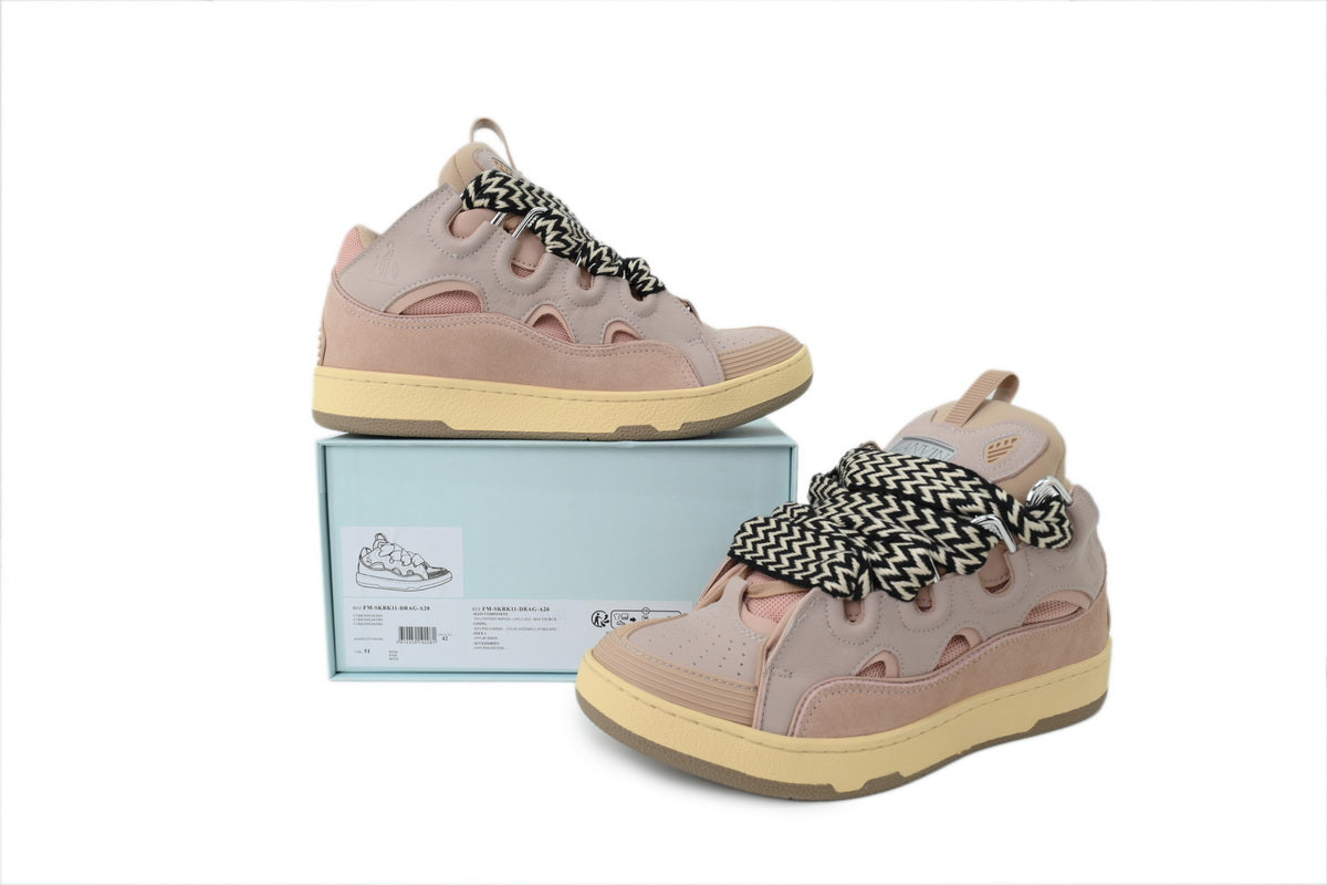 Lanvin Curb Sneakers – Light Pink