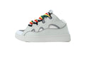 Lanvin Curb Sneakers – White with Multicolor Laces
