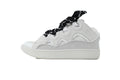 LANVIN Curb Leather Sneakers – Pure White
