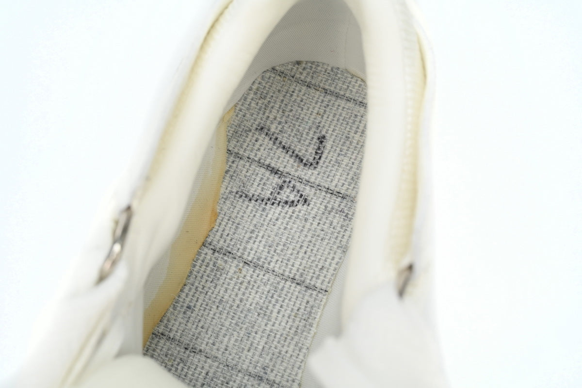 LANVIN Curb Leather Sneakers – White
